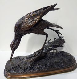 Bronse skulptur av Ferdinand Pautrot