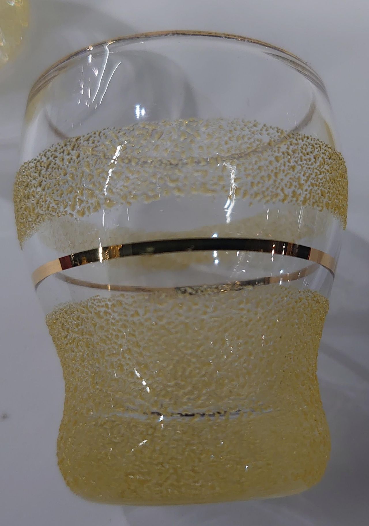 Karaffel og Glass i Pulverglass fra Magnor