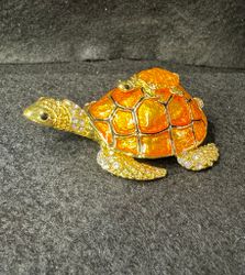 Smykkeboks Skilpadde med unge