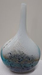 Kunstglass Vase, sig.