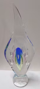 Kunstglass Figur.
