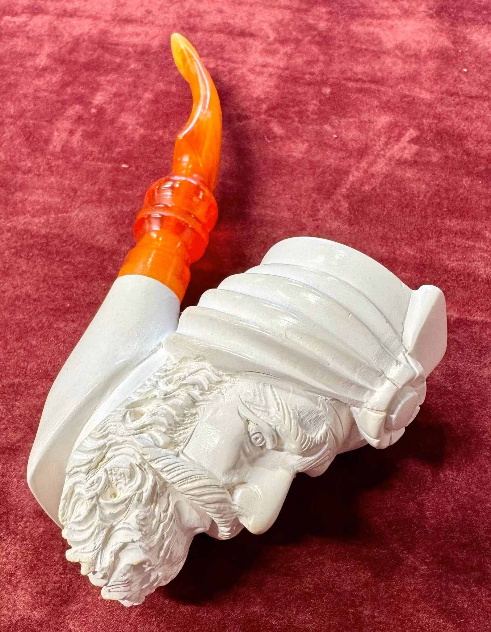 Meerschaun pipe i futurale
