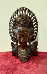 Dekorativ figur i ibenholt