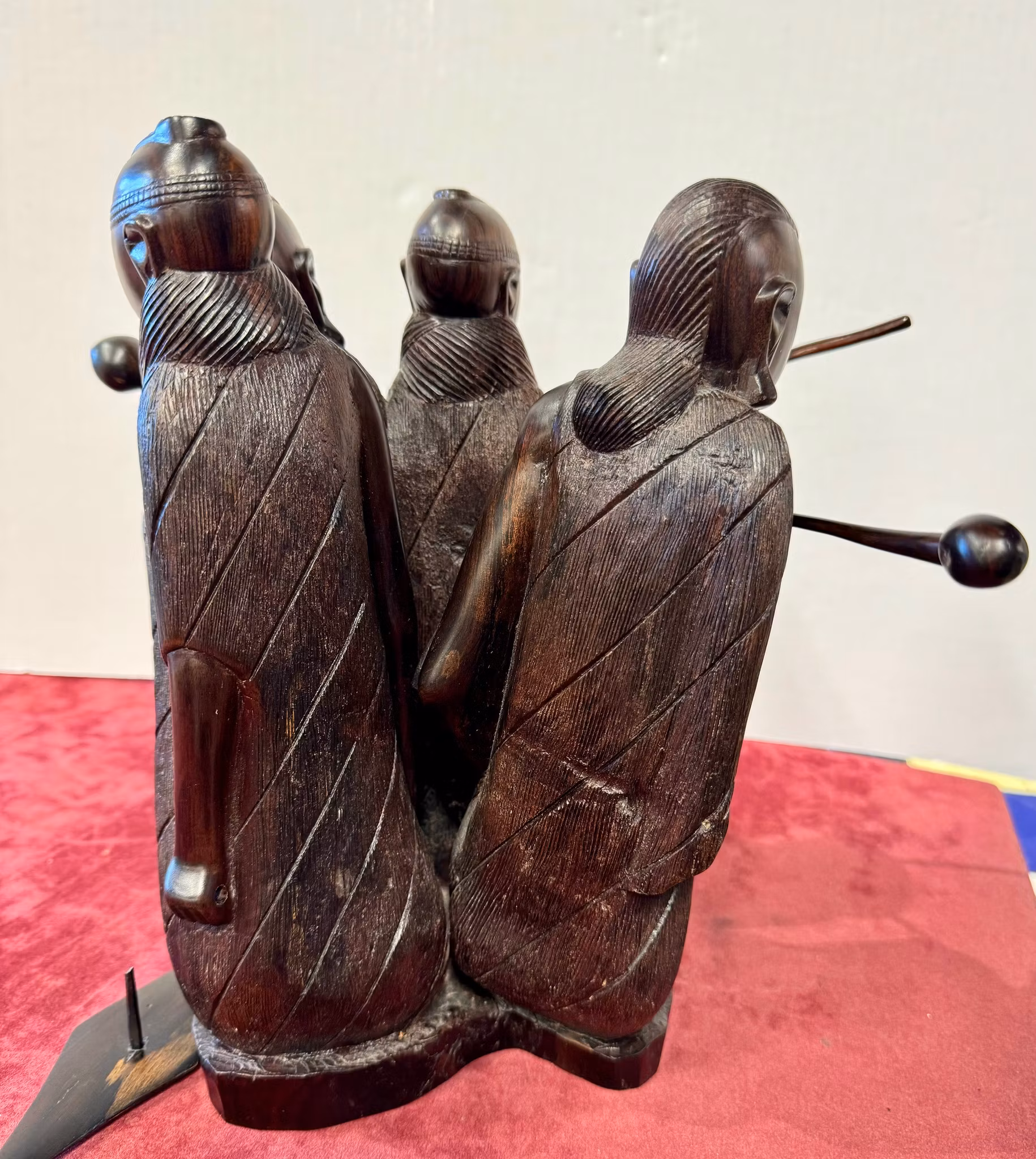 Masai Krigere i ibenholt