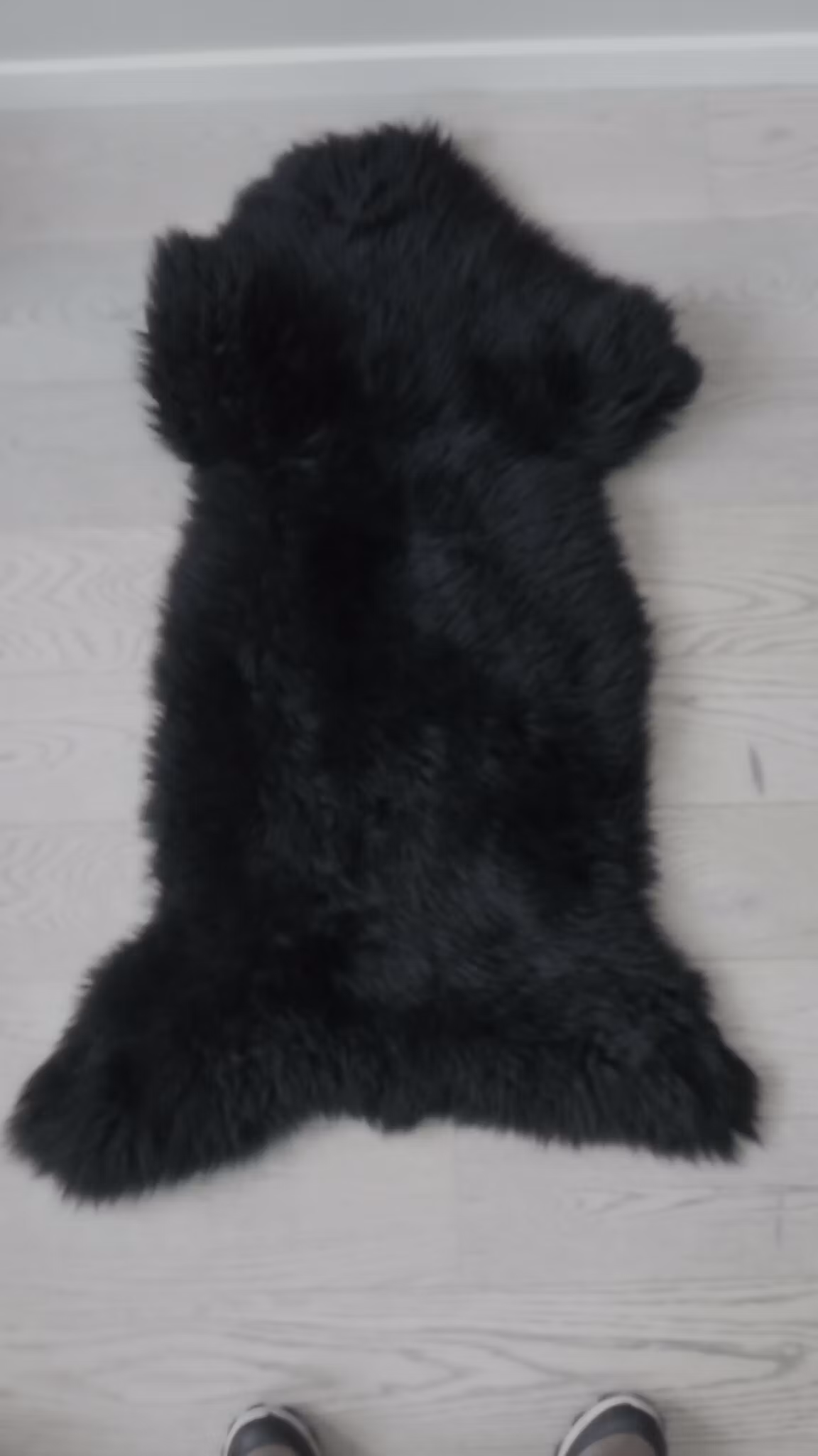 Svarte saueskinn store