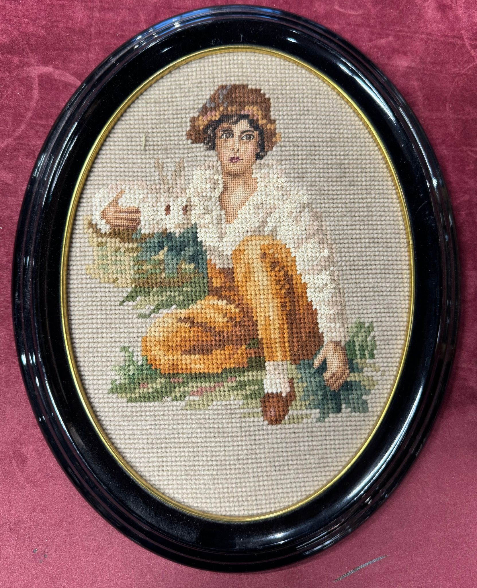 Brodert bilde.