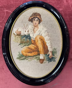 Brodert bilde.