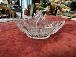 Teskje Kurv  i pressglass fra Høvik