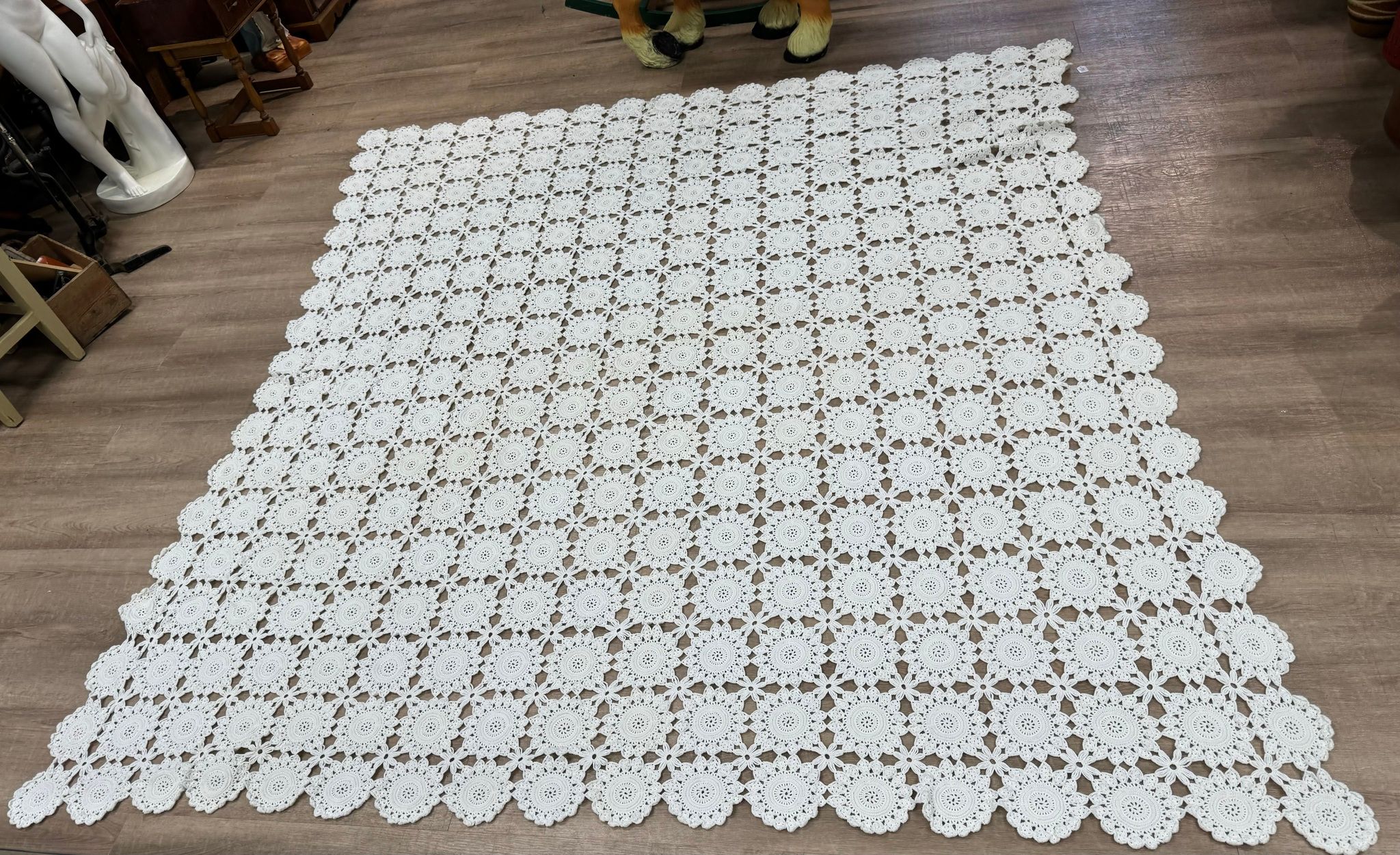 Sengeteppe 225 x 240 cm.