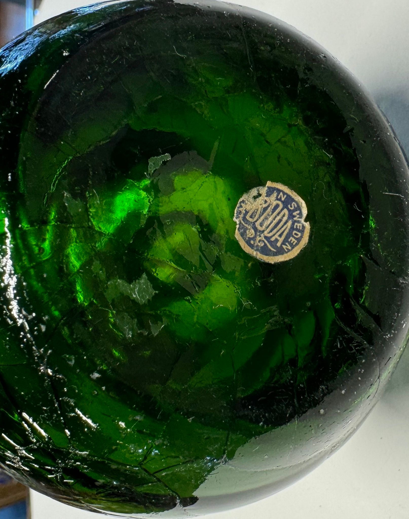 Kosta Boda Grønn Vase