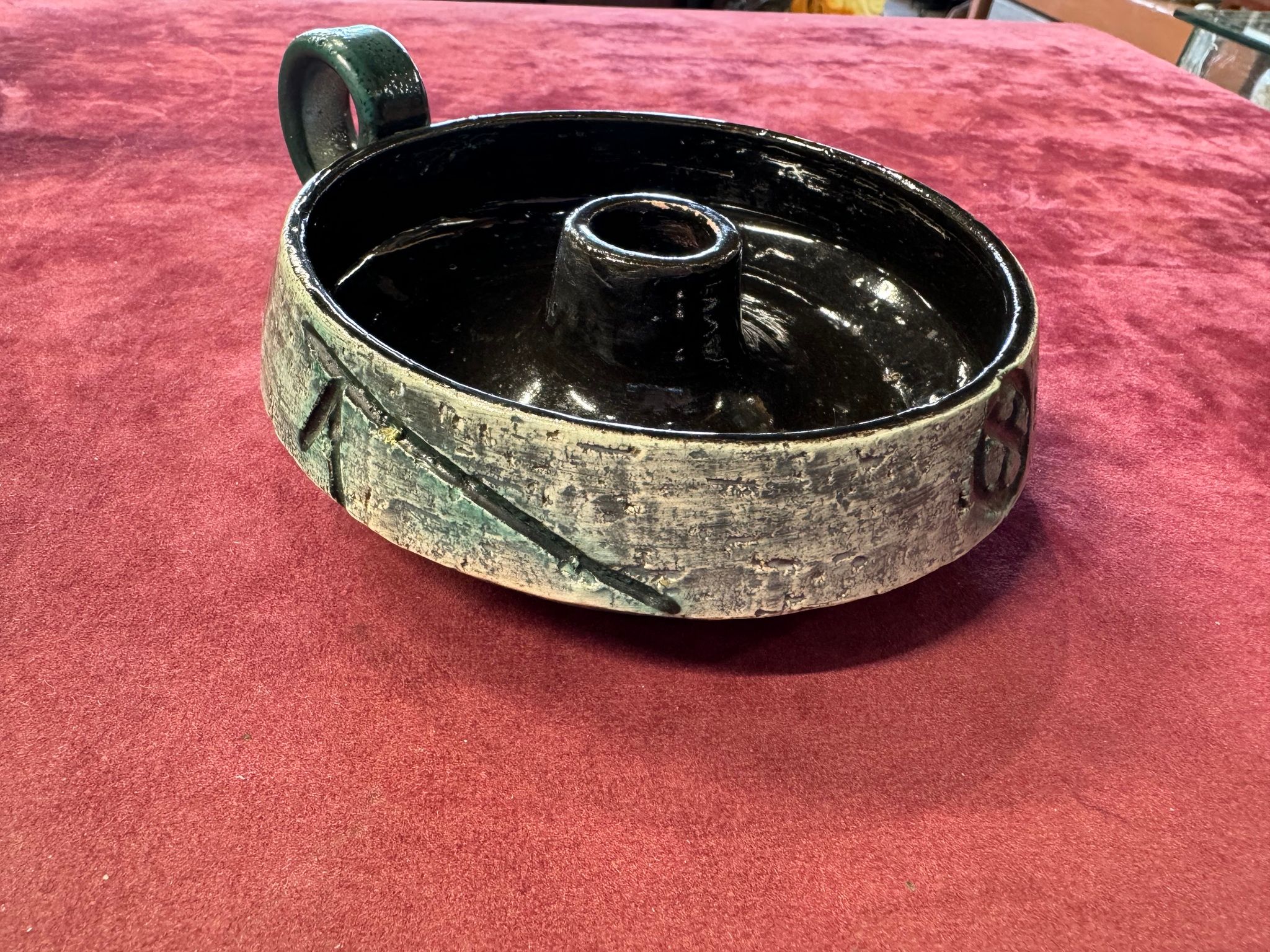 Viking «Saga» Lysestake fra Arol keramikk i Halden.