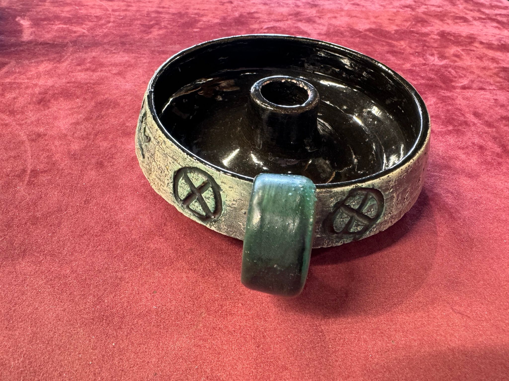 Viking «Saga» Lysestake fra Arol keramikk i Halden.