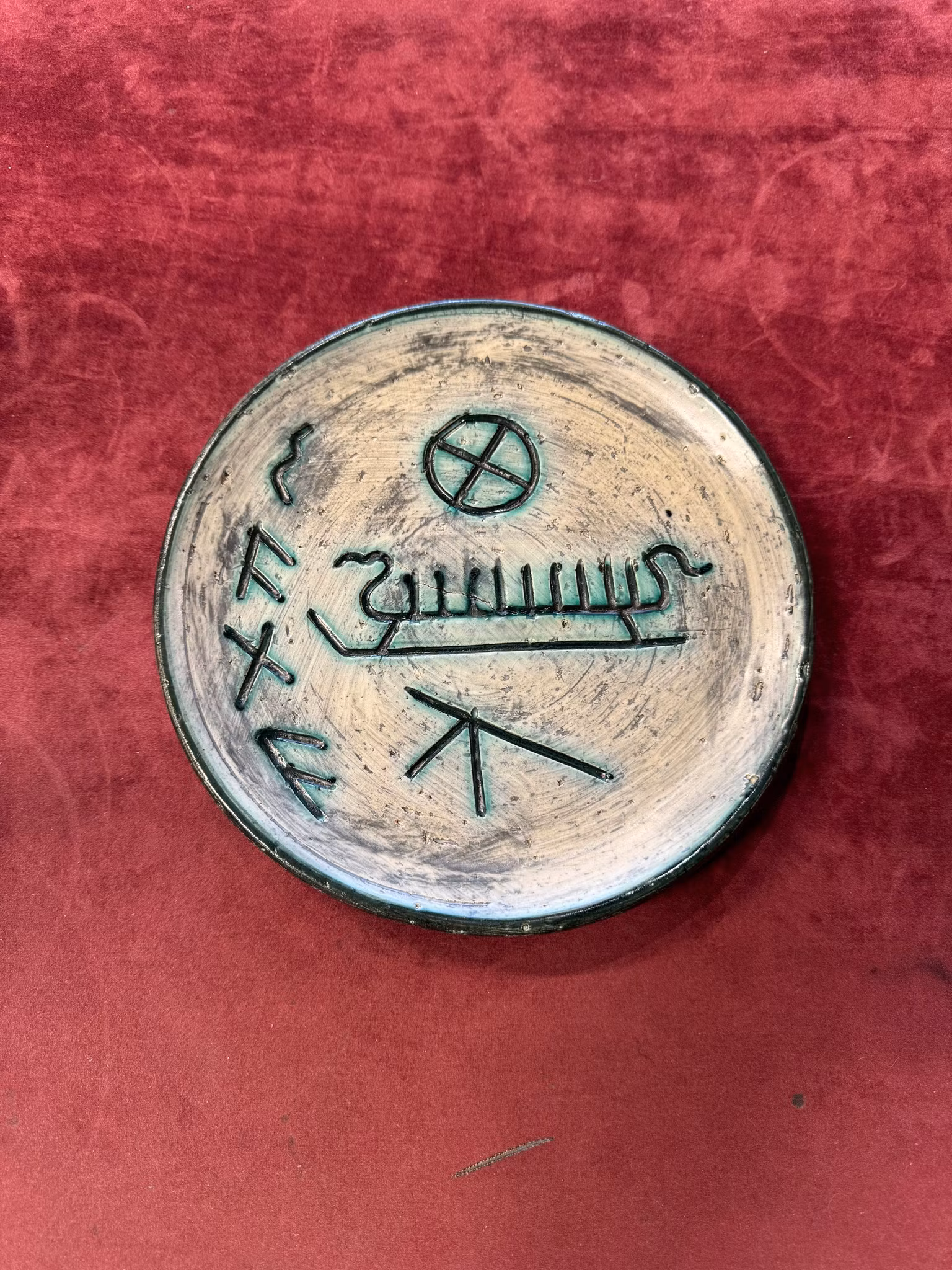 Viking «Saga»  Veggfat  fra Arol keramikk i Halden