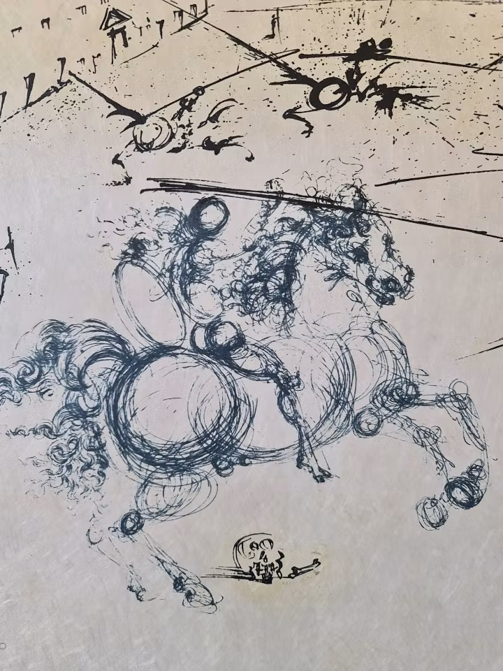 Salvador Dali litografi