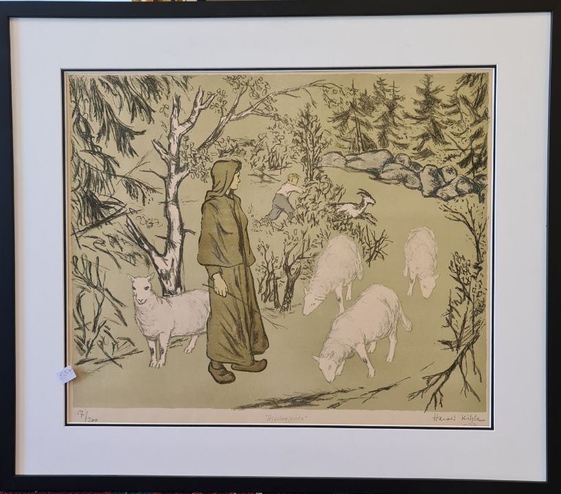 Harald Kihle Sig. nummerert , litografi