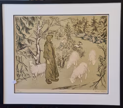 Harald Kihle Sig. nummerert , litografi