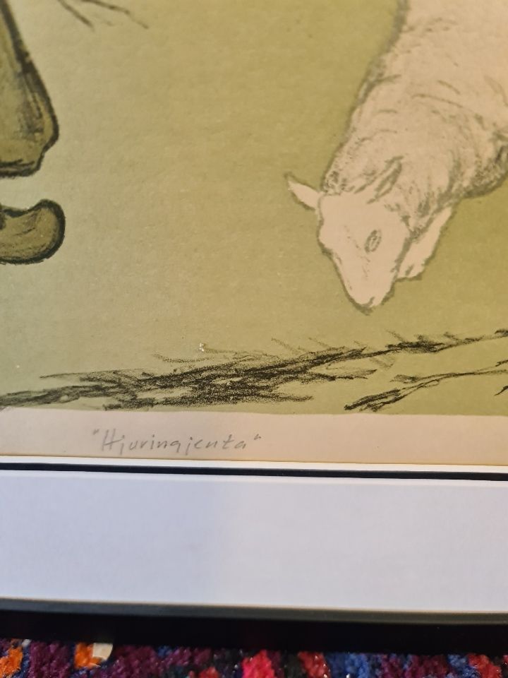 Harald Kihle Sig. nummerert , litografi