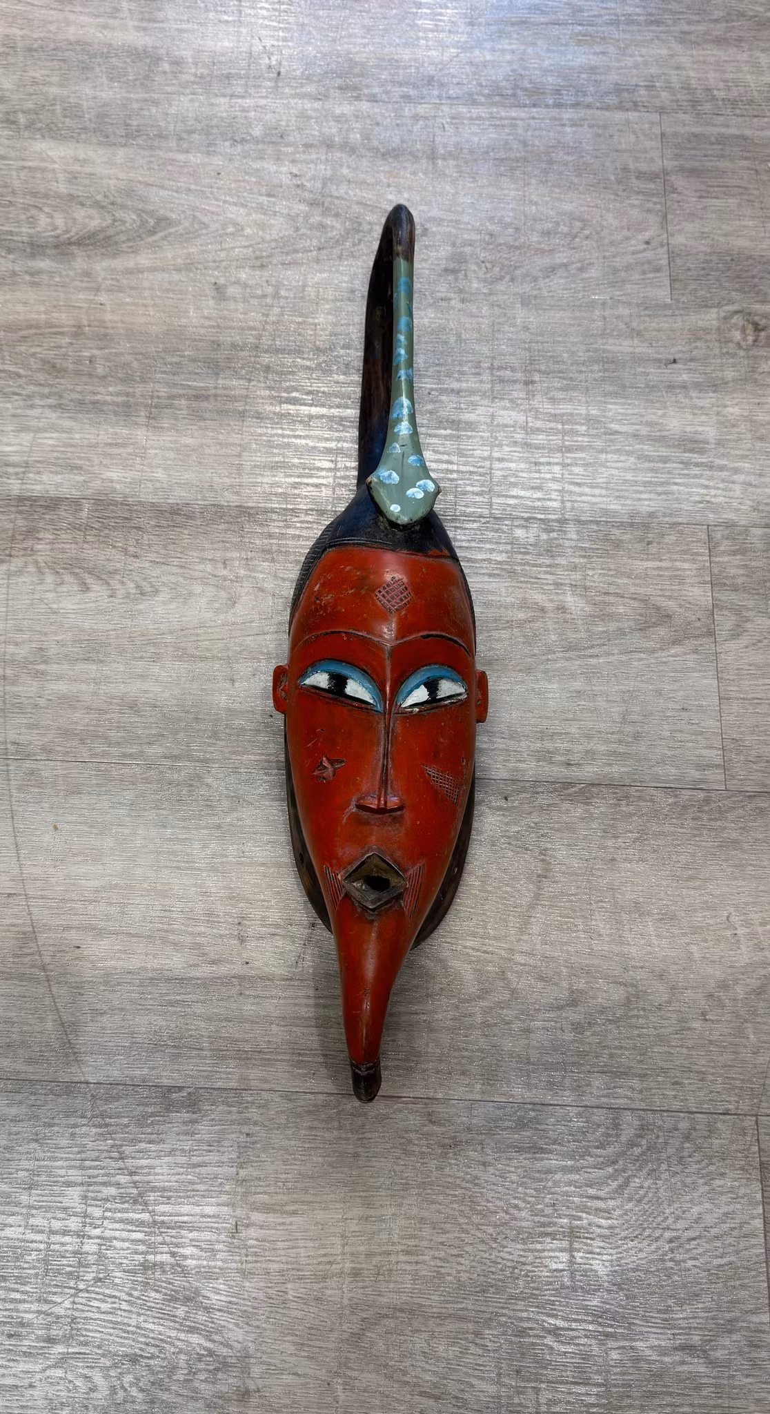 Maske 1800-tallet fra Elfenbenskysten