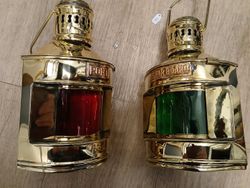 Lanterner i messing polerte og fine