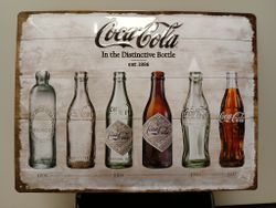 Coca Cola , metalskilt