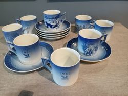 Royal Copenhagen , Julekopper ,  Har 6 skåler