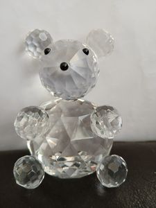 Bamse i fasett slipt krystal