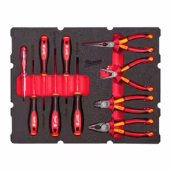 VERKTYGSSET ELEKTRIKER SKUM 10DEL