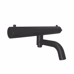 Svedbergs spika badkarsblandare svart matt 160cc