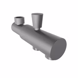 Svedbergs badkarspip blyertssvart