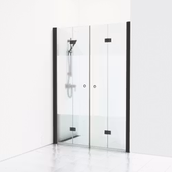 Svedbergs skoga nischdusch vikbar 198 svart matt/halvfrost dubbel