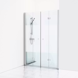 Svedbergs skoga nischdusch vikbar 138 alu matt/halvfrost dubbel