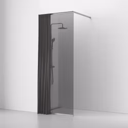 Svedbergs langfoss gardin 90x230 askgrå