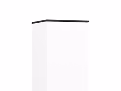 Svedbergs toppskiva 35x35 svart ask