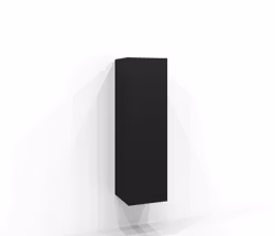 Svedbergs dörr högskåp 120x35 svart ask