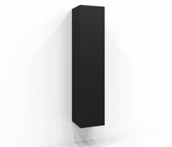 Svedbergs dörr högskåp 160x35 svart ask