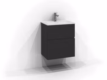 Svedbergs poem underdel profil 50x35 svart ask 2låd