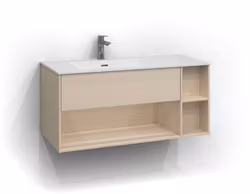 Svedbergs epos underdel plan 100x45 vit ask 1låd öppen förvaring push