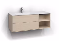 Svedbergs epos underdel plan 120x45 vit ask 2+0l öppen förvaring push