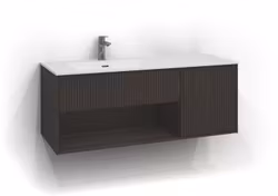 Svedbergs epos underdel rand 120x45 brun ask 1+1l öppen förvaring