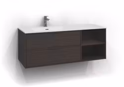 Svedbergs epos underdel relief 120x45 brun ask 2+0l öppen förvaring