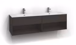 Svedbergs epos underdel plan 160x45 brun ask 1+1l öppen förvaring