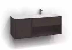 Svedbergs epos underdel relief 120x45 brun ask 1+1l öppen förvaring