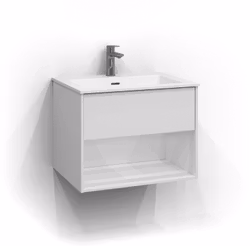 Svedbergs epos underdel plan 60x45 vit 1låd öppen