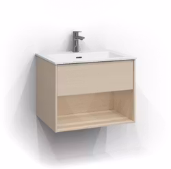 Svedbergs epos underdel plan 60x45 vit ask 1låd öppen