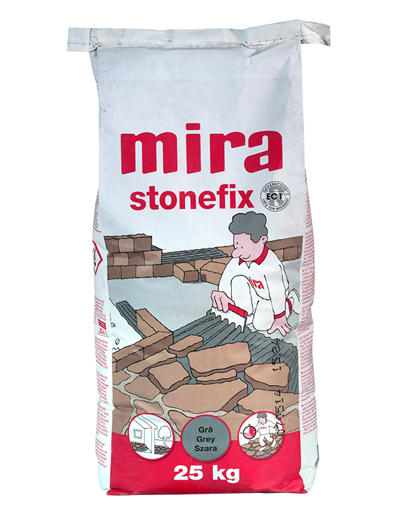 Mira stonefix, grå, 25 kg