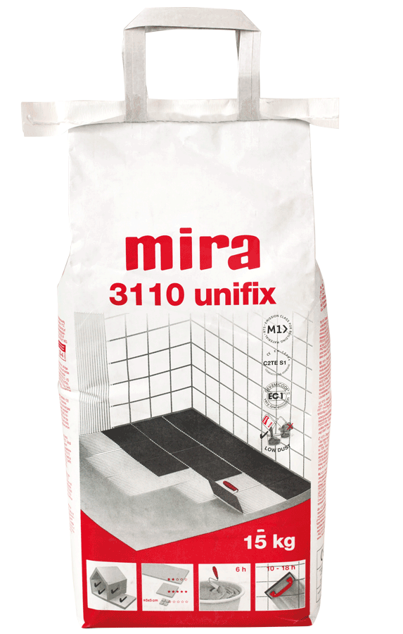 Mira 3110 unifix, hvid, 15 kg