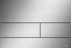 TECEsquare spolknapp borstat rostfritt stål (anti-fingeravtryck)