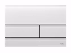 TECEsquare spolknapp satinerad vitt satinerat glas