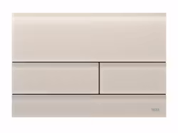 TECEsquare spolknapp satinerad sandbeige satinerat glas