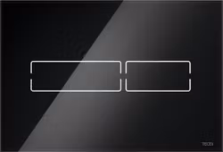 TECElux Mini elektronisk spolknapp svart glas